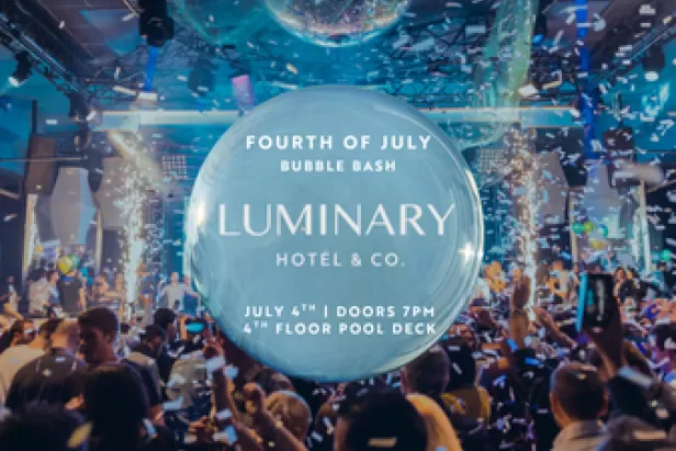 Fourth of July at the Luminary Pool Deck

